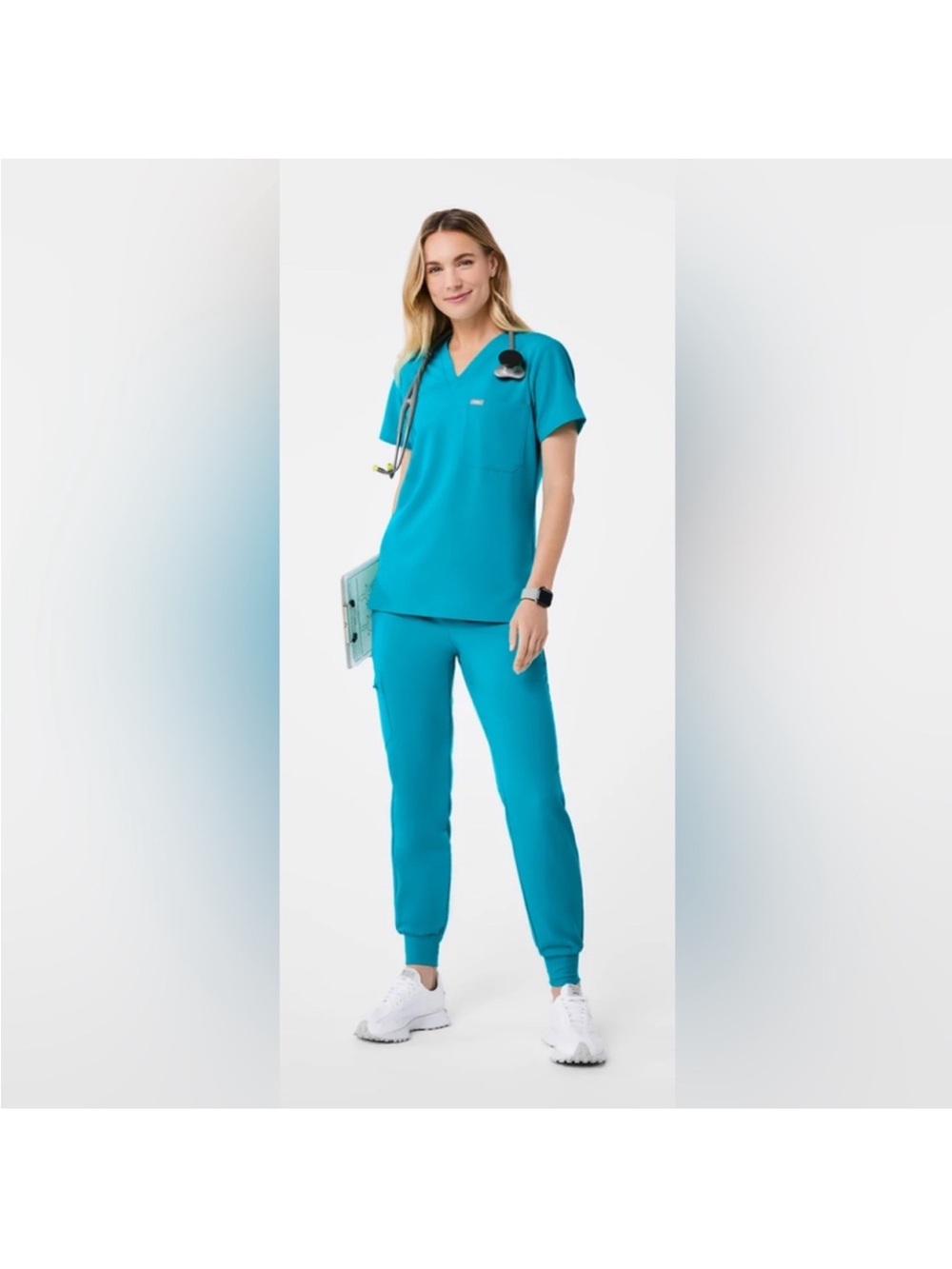 FIGS Zamora Jogger Teal Size 3XL/PETITE
